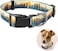 Joyzzz Dog Collar Medium, Adjustable Soft Puppy Collars with Multiple Pattern Style Dog Decoration, Printed Pet Collar with Quick Release Buckle, Comfortable Puppy Collars for Small Medium Dogs (M)