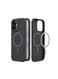 Mobcos iPhone 17 Black Elite Ring Premium Silicone MagSafe Case for iPhone   Silky Soft Touch   Military-Grade Shockproof Protection   Strong Magnetic Compatibility   Luxury Slim Cover