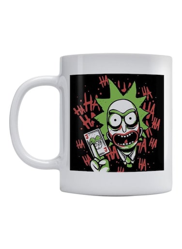 The Joker Printed Mug White/Black/Green