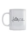 Coffee Lovers Printed Mug White/Black