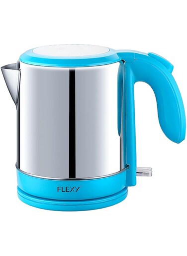 FLEXY&reg; 1.5 Liter Stainless Steel Electric Kettle   1500W, Removable Base   Boil-Dry Protection   Auto Shut-Off
