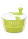 Salad Vegetable Dehydrator Salad Rotor with Handle - Manual Lettuce Washing Machine &amp; Dry Clothing Machine, Easy Water Drainage, Green Color
