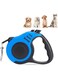 VELEGO Retractable Dog Leash Automatic Telescopic Tractor Dog Tape, Pet Tape 5 M/16.40 FT Durable and Convenient, with Non-Slip Handle, Suitable for Small and Medium-Sized Dogs Blue