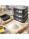 Square Leak-proof Non-stick Cheesecake Pan with Removable Bottom. Non-stick coating, removable design, heat resistant. Perfect for making mini cakes, sponge cakes, and fruitcakes. Ideal for Christmas, Halloween, and a must-have for home baking.