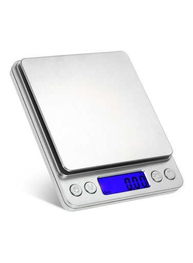 Accurate Kitchen Scale Silver 15.2 x 3 x 13cm