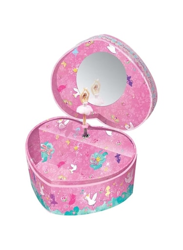 Pecoware Heart Shape Musical Jewelry Box