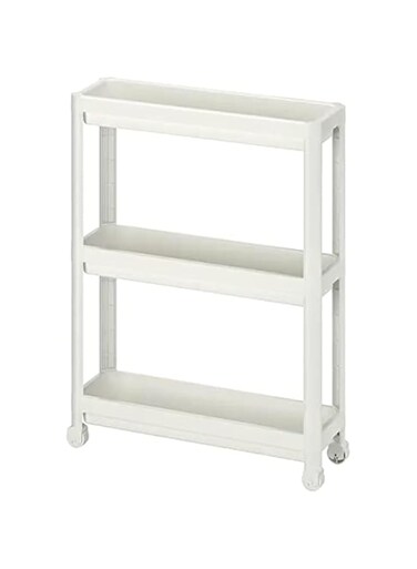 Ikea Bathroom Trolley, 54x18x71 cm (White)