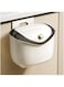 ORCHID M&reg;Hanging Small Trash Can with Lid,Kitchen Waste Basket 6Liter Mountable Indoor Compost Bucket Garbage Can for Cupboard/Bathroom/Bedroom/Office/Camping