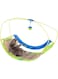 PETMAKER Interactive Cat Toy Rocking Activity Mat- Swing Playing Station with Sisal Scratching Area, Hanging Toy, Rolling Ball for Cats and Kittens