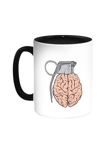 Limits Of Reason Printed Coffee Mug Black/White 11ounce