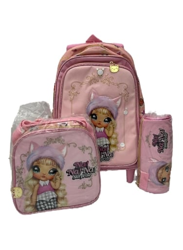 Hollywood Magic NANANA 3in1 TROLLEY 14" School Bag set
