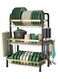 Carbon Steel Drain Bowl and Dish Rack Storage Rack with Chopsticks and Chopping Board