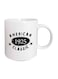 American Classic Printed Ceramic Mug White/Black