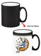 Color Changing Heat Sensitive Ceramic Mug, Image Revealed When HOT Liquid is Added! Astronaut lying on moon