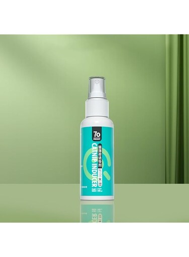 60ml Catnip Spray, Catnip Mist Spray, Joycat Spray for Indoor, Kitty Joy Spray Celery Pets Cat Spray to Cat Anxiety Relief, Enhance Pet Vitality for Outdoor Training, Fits All Cats