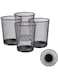 VeleSolv Metal Mesh Small Size Dustbin for Office use &amp; Home/Multipurpose (Set of 4, Black,Metal Mesh)