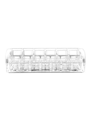 26-Compartment Acrylic Lipstick And Nail Polish Organizer Clear Medium