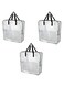 IKEA DIMPA Extra Large Storage Bag, Clear Heavy Duty Bags, Moth Moisture Protection Storage Bags Pack of 3, 25 &frac12;x8 &frac34;x25 &frac12; " transparent