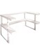 Dubai Gallery Stackable Shelf Spice Rack Organizer White Standard