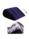 Inflatable Leg Elevation Pillow Blue Portable Wedge Cushion for Sleeping Travel Home Recovery Ergonomic Support for Back Legs and Swelling Relief