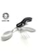LION 4 in 1 Cutlery Set / Easy to Use / Spoon / Fork / Knife / Bottle Opener / Lightweight &amp; Compact / Innovative Design - Black
