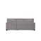 Wooden Twist Modern 5 Seater L-Shape Sofa Cum Bed with Comfort Cushion (Grey)