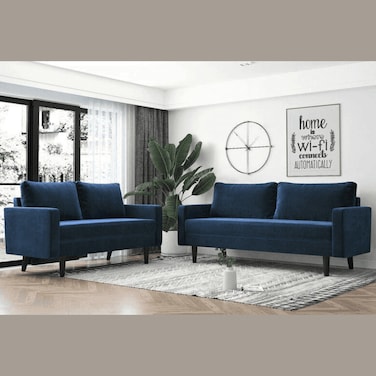 Premium 2 Piece Living Room Sofa Set
