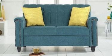 Contemporary Style Sofa Set In Blue Color