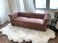 Graceful Velvet 3 Seater Rolled Arm Chesterfield Sofa