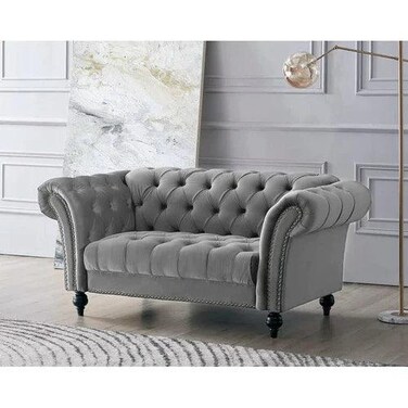 Modern Chesterfield 2 Seater Sofa