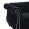 Designer Velvet Rolled Arm Chesterfield Sofa (3 Seater)