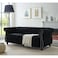Designer Velvet Rolled Arm Chesterfield Sofa (3 Seater)