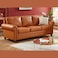 Wooden Handmade Stylish Look Grace Modern Sofa 3+1 (Brown)