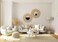 Wooden Handmade Charming Mid Century Modern Sofa Set 3+1 (Light Grey)