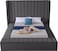 Wooden Twist Pinion Handmade Solid Wood Queen Size Bed - Green