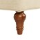 Lewis Bolstered Lounge Entryway Bench Three Seater Sofa Couch for Living Room - Beige