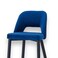 Wooden Twist Disc High Longer Metal Kitchen Counter Armless Chair