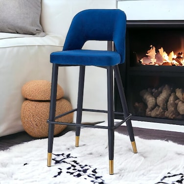 Wooden Twist Disc High Longer Metal Kitchen Counter Armless Chair