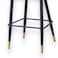 Wooden Twist Disc High Longer Metal Kitchen Counter Armless Chair