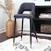Wooden Twist Disc High Longer Metal Kitchen Counter Armless Chair
