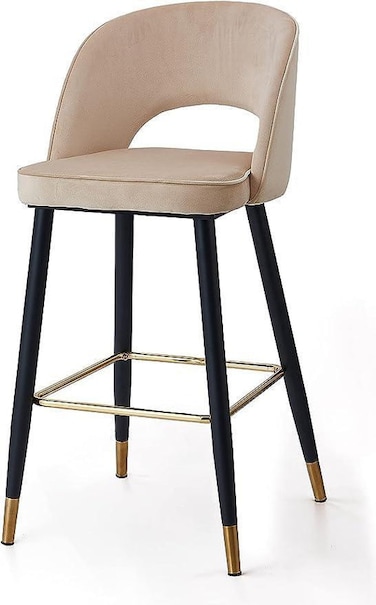 Wooden Twist Desire Modern Cafe Dining Chair Metal Legs