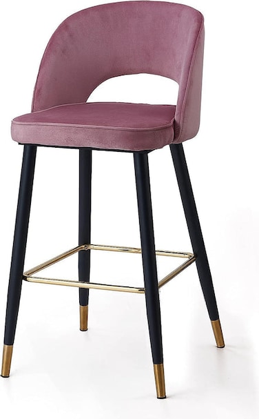 Wooden Twist Desire Modern Cafe Dining Chair Metal Legs