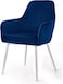 Wooden Twist Aureate Modern Cafe Dining Chair Metal Legs