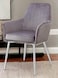 Wooden Twist Aureate Modern Cafe Dining Chair Metal Legs