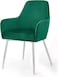 Wooden Twist Aureate Modern Cafe Dining Chair Metal Legs