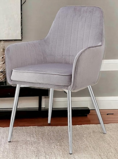 Wooden Twist Aureate Modern Cafe Dining Chair Metal Legs