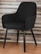 Wooden Twist Grievous Modern Cafe Dining Chair Metal Legs