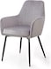 Wooden Twist Grievous Modern Cafe Dining Chair Metal Legs