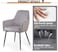 Wooden Twist Grievous Modern Cafe Dining Chair Metal Legs
