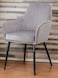 Wooden Twist Grievous Modern Cafe Dining Chair Metal Legs